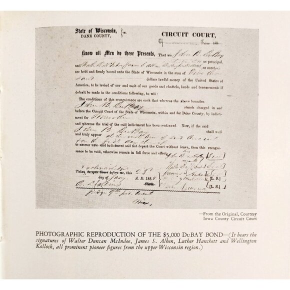 1946 Dubay 1st Edition LTD Signed Numbered 1st Edition #317/500 Krug HC E78 - Picture 6 of 9